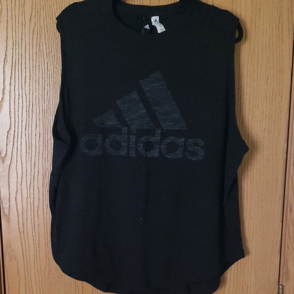 Adidas Black Muscle Tee